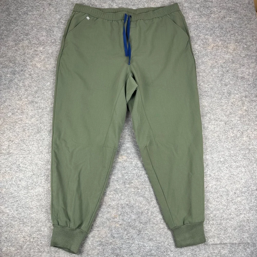 Figs Tansen Scrub Jogger Pants Green Mens XXL Short XXL/S